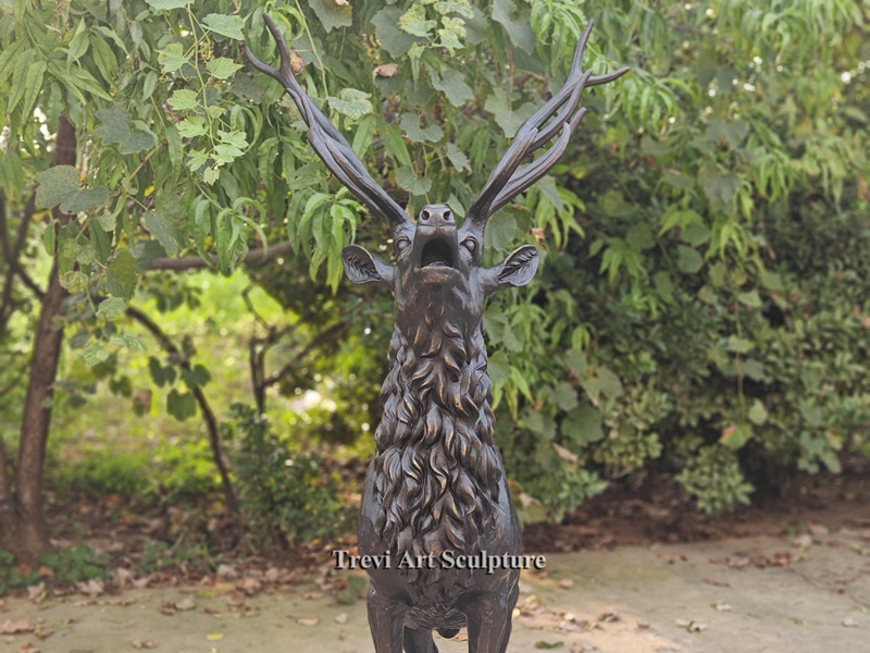 life size Bronze Stag Statue for Sale