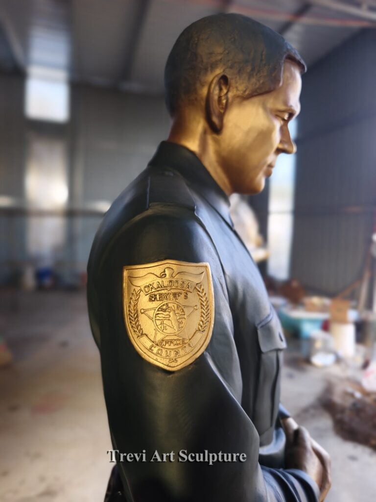 police officer statue