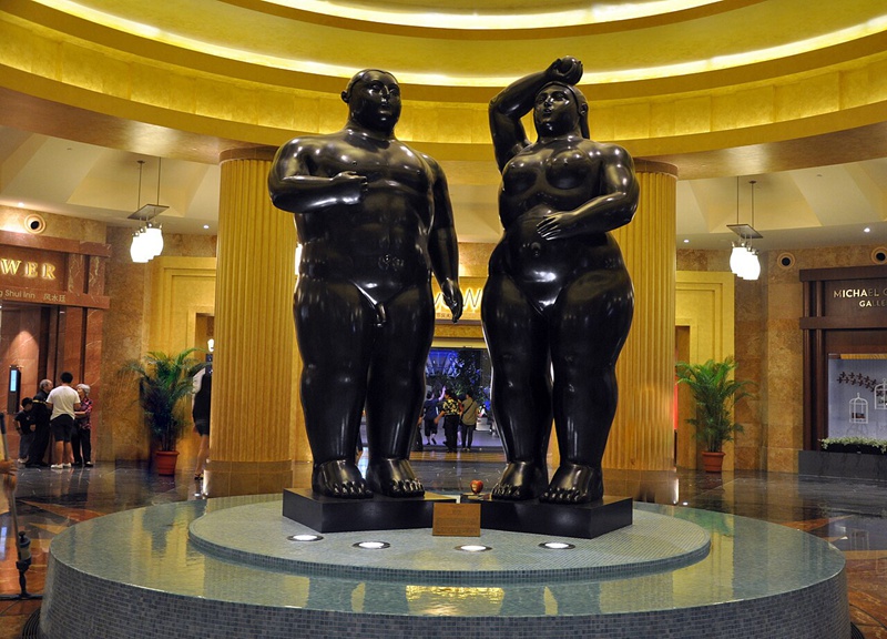 Adam and Eve, near Crockfords Tower at Resorts World Sentosa, Singapore