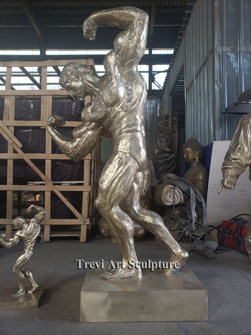 Bodybuilder Statue process