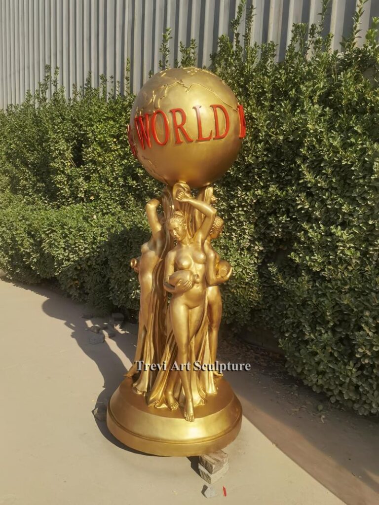 Bronze The World Is Yours statue