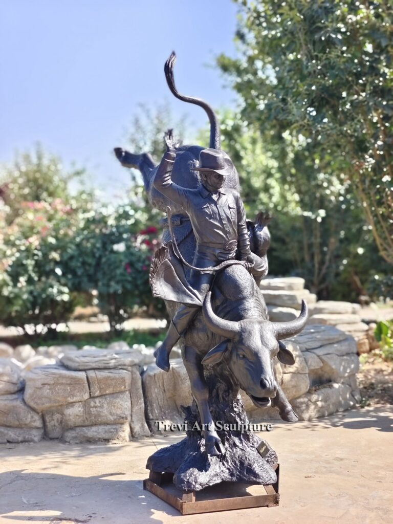 Bull Rider Statue