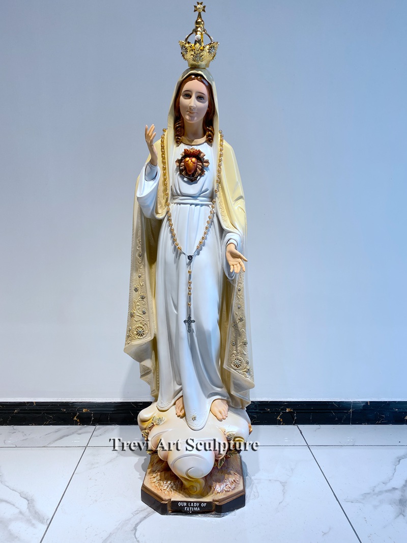 Resin sculpture of the Virgin Mary