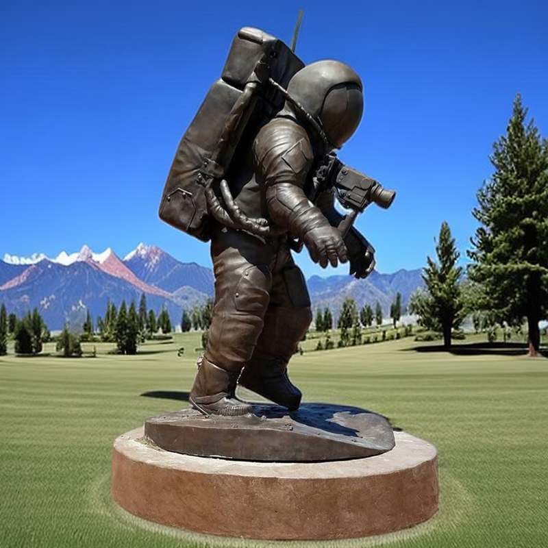 Sculpture Space Astronaut