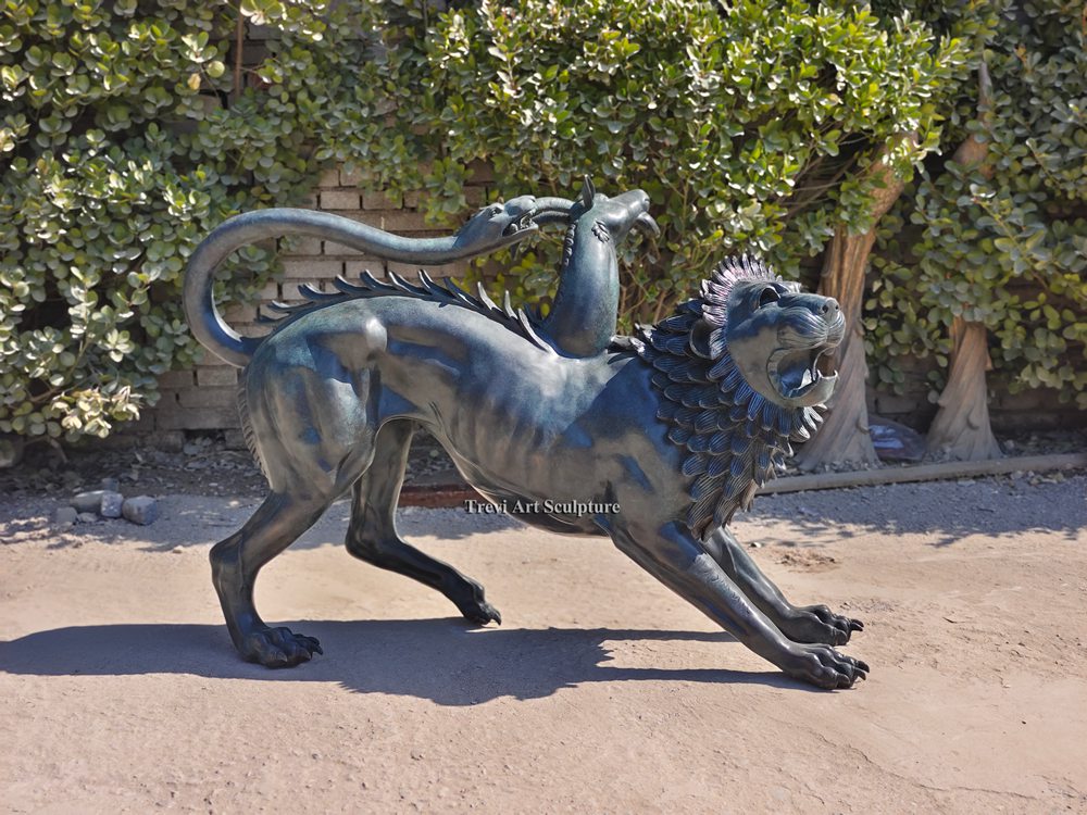 Chimera of Arezzo sculpture replica