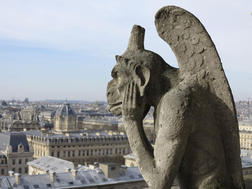 Chimera of pensive demon