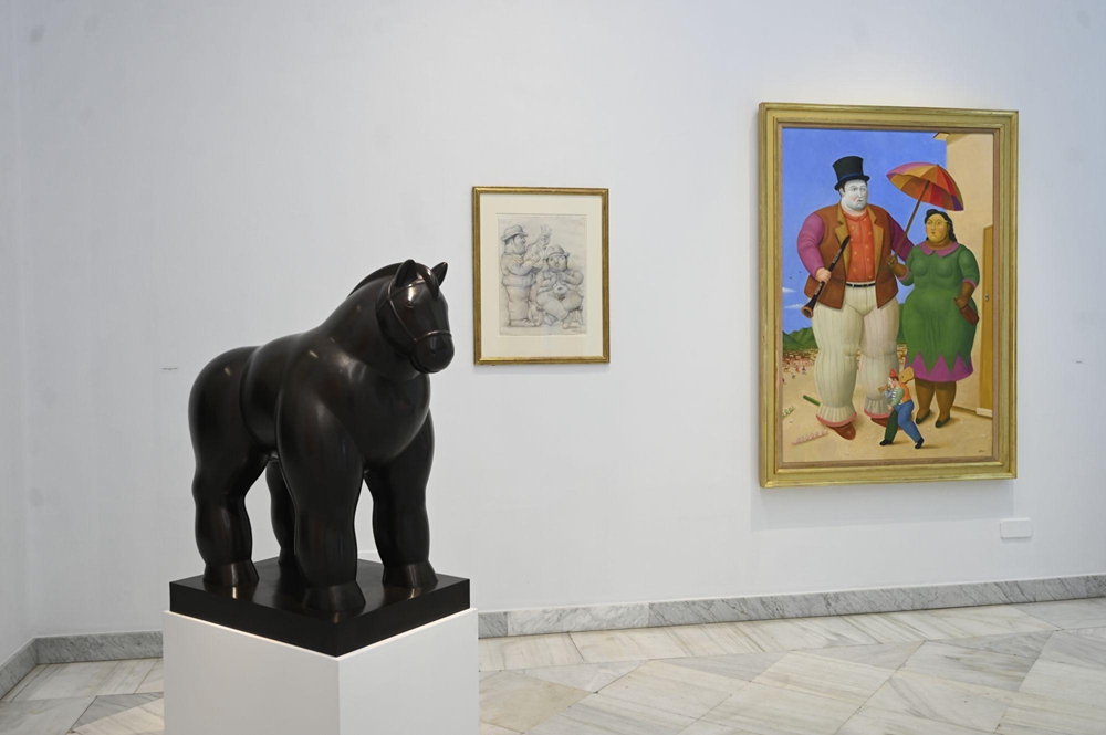 Fernando Botero and His Horse Sculptures