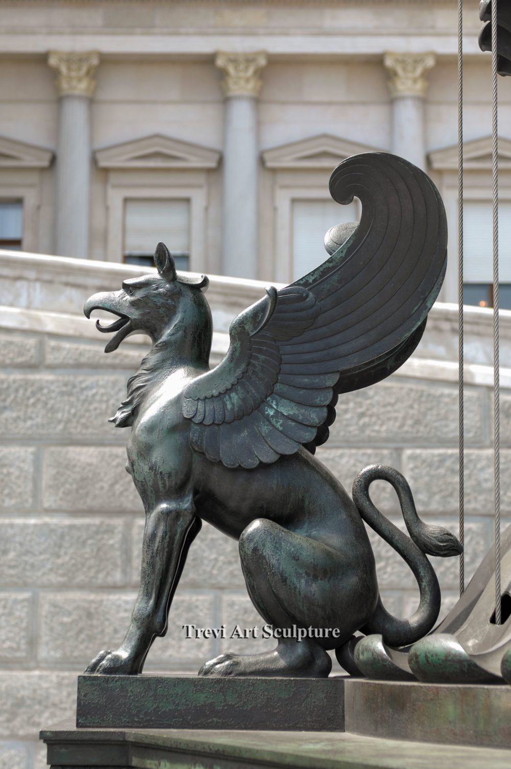 Griffin statue Parliament building
