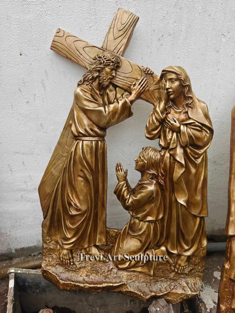 Jesus Meets His Mother