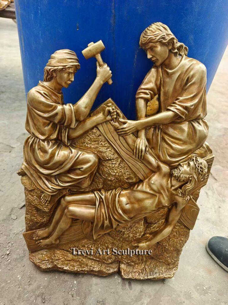 Jesus is Nailed to the Cross