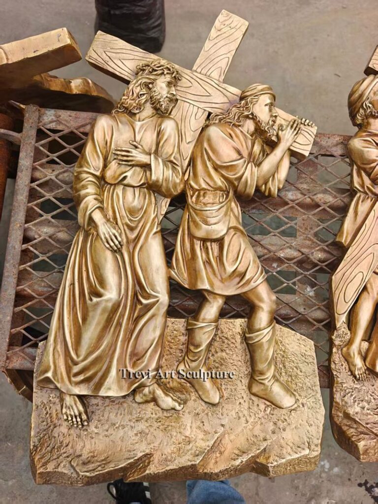 Simon of Cyrene Helps Jesus Carry the Cross