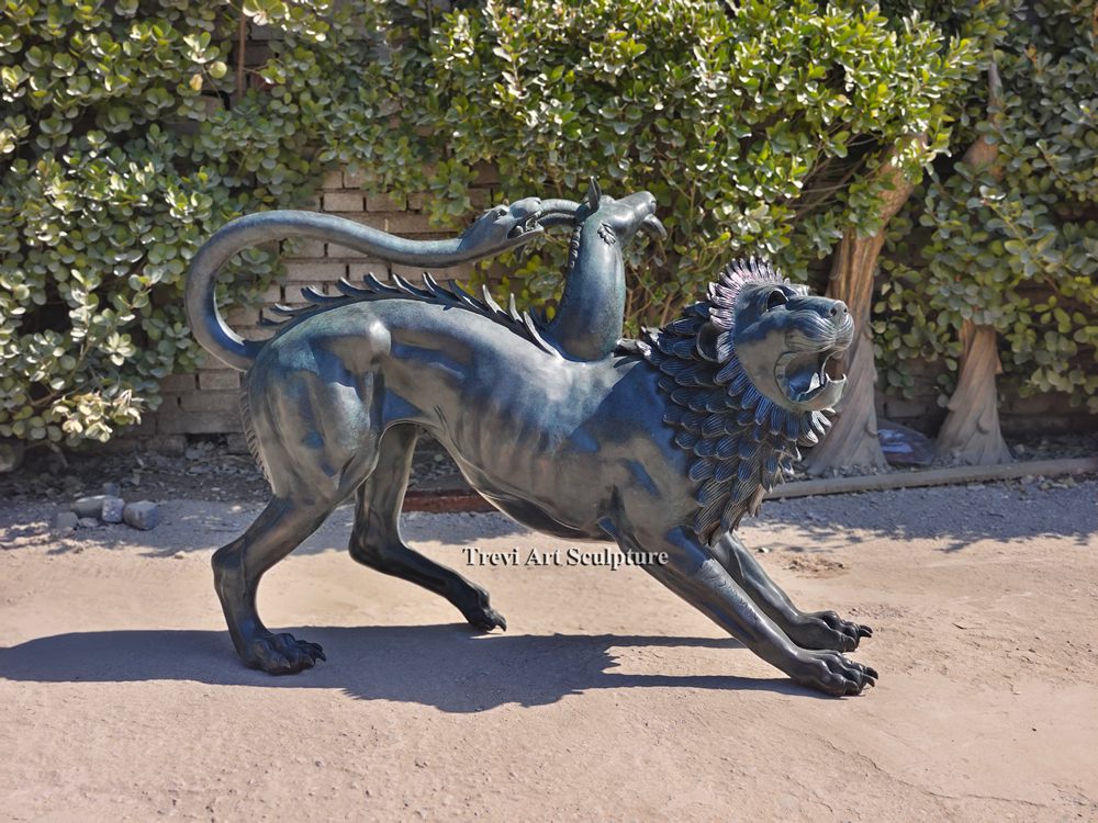 The Chimera of Arezzo Bronze Sculpture Replica for sale