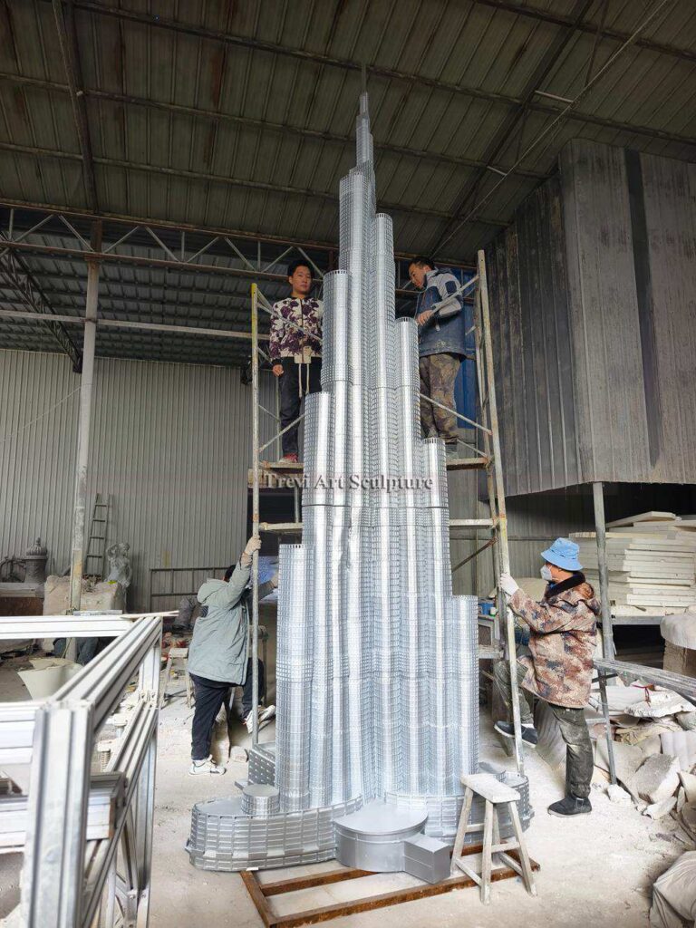 5-Meter Resin Burj Khalifa Sculpture project