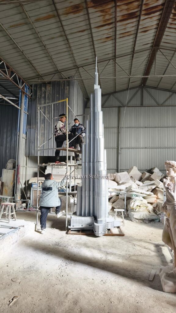 Burj Khalifa Sculpture factory show