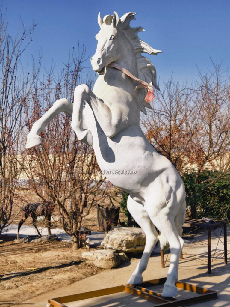 Jumping horse