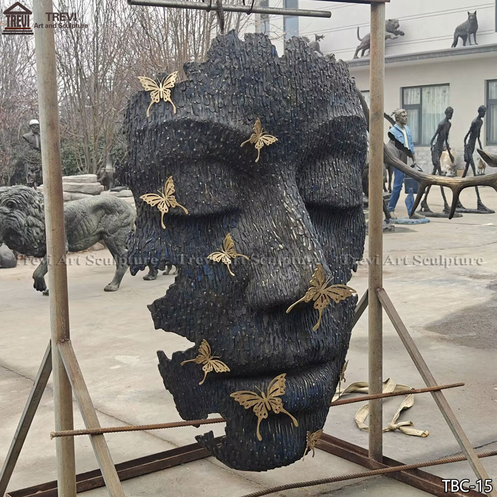 Large Face Sculpture