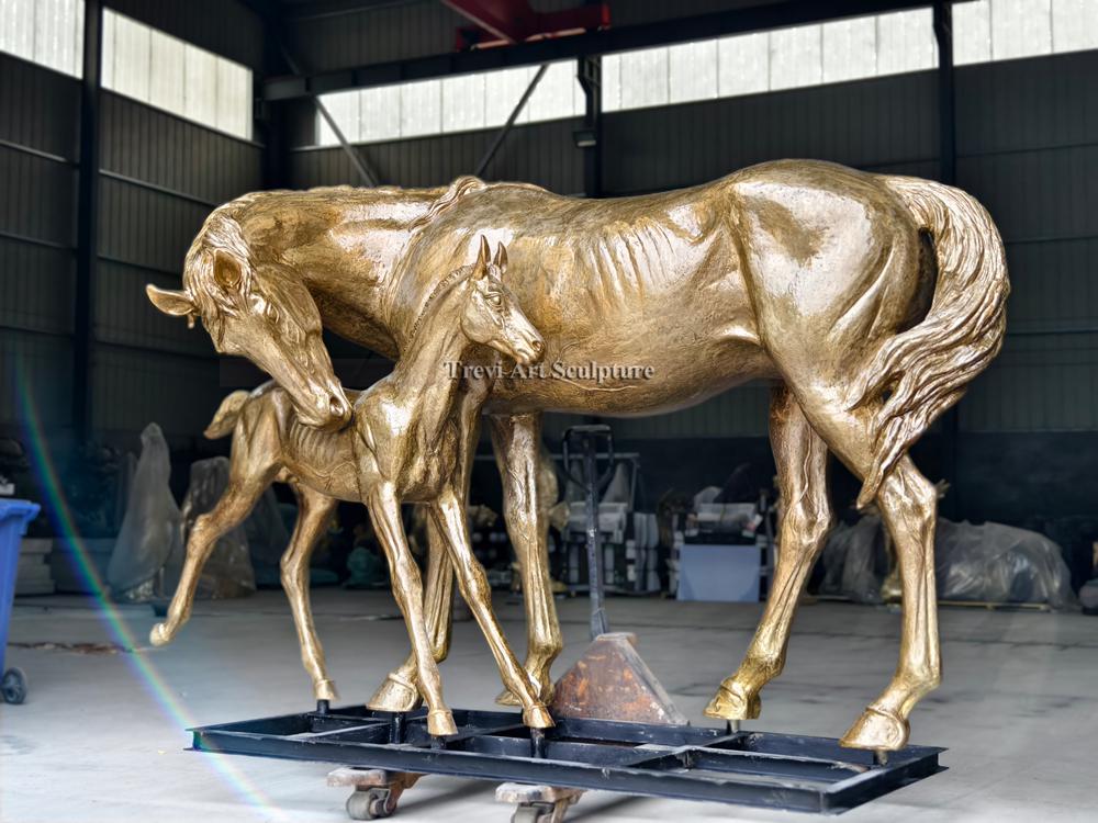 Mare with foal