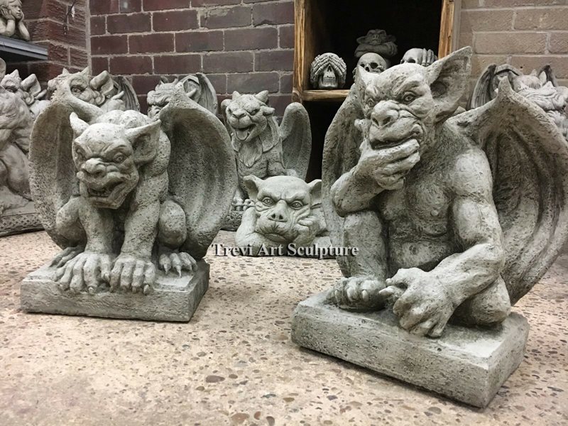 Resin Gargoyle Garden Sculpture