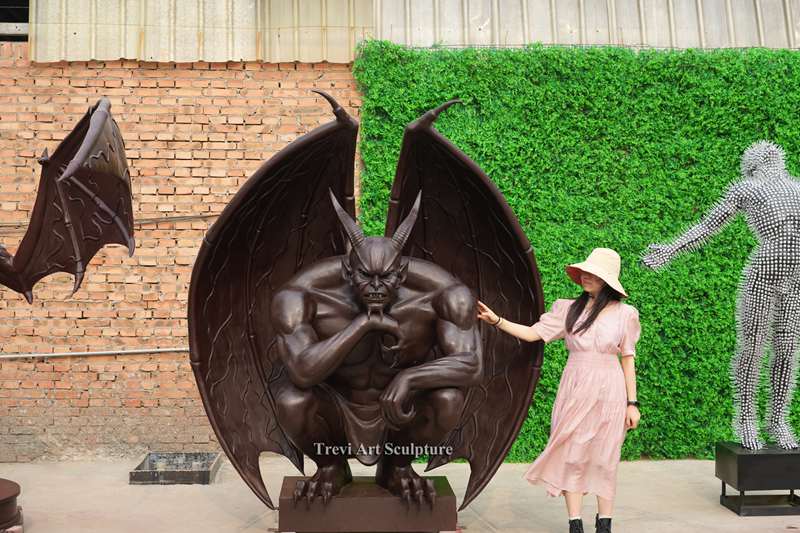 custom Bronze grotesque sculpture
