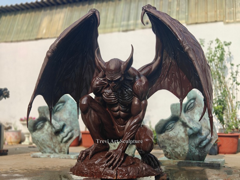 large Bronze grotesque sculpture