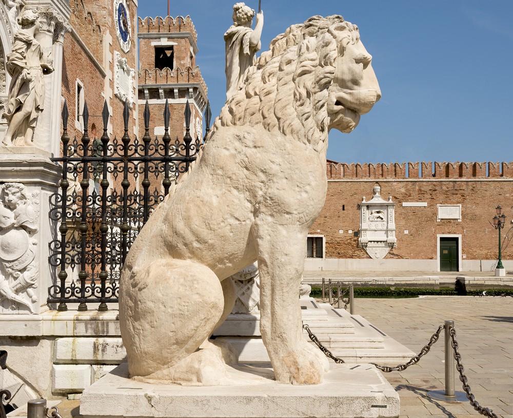 The Piraeus Lion at the Venetian Arsenal